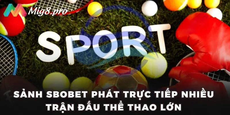 Sảnh thể thao SBOBET đang được dân chơi truy cập nhiều nhất